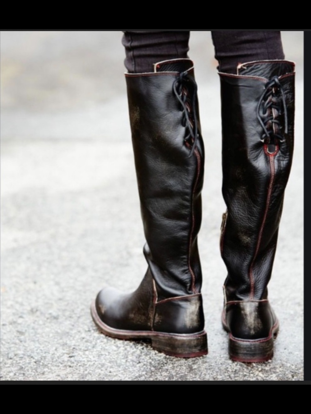Tall Leather Boots